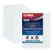 US Art Supply; 4 X 6 Inch Professional Art Canvas Board Panels 12 Pack - 8 Ounce Heavyweight Cotton Acid Free Canvases for Painting Acrylics and Watercolor (1 Case of 12 Single Canvas Painting Panels); Category:Canvas Panels; Image:2